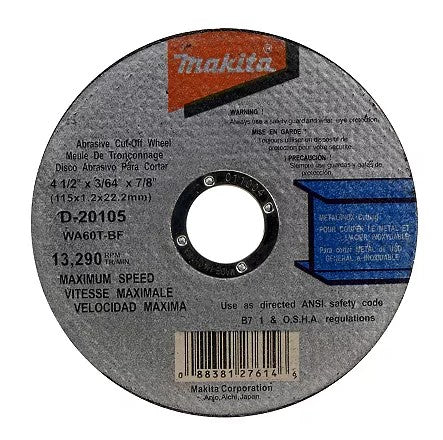 Makita Cutting Disc 4.5" 1.2mm 1BOX (100PCS)