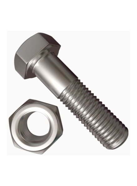 Bolt + Nut GI Hex Head 16mm x 150mm - 1pc
