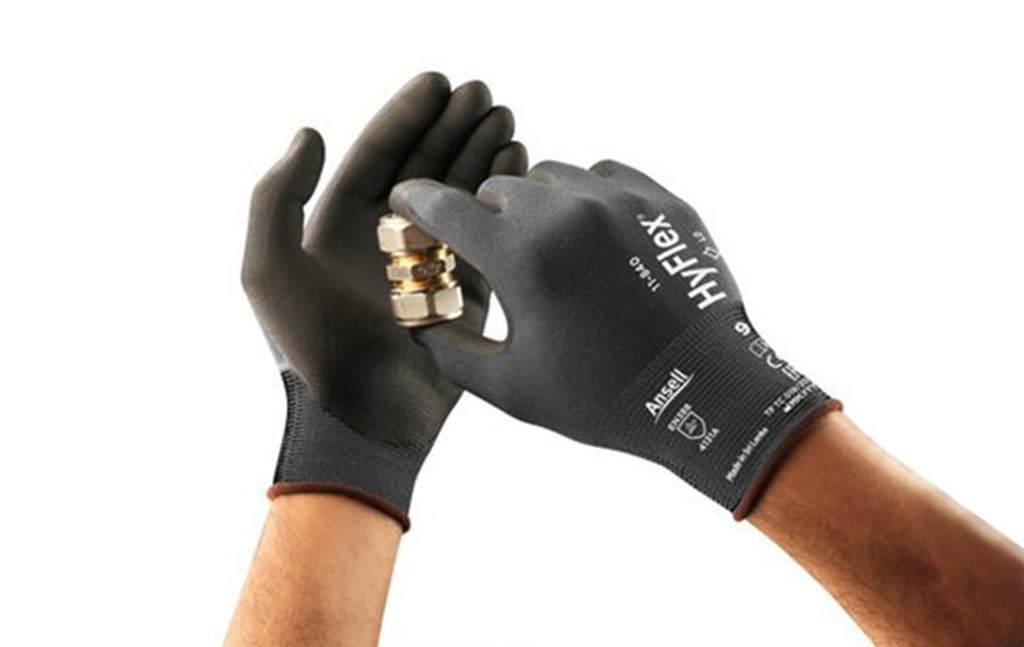 Ansell HyFlex 11-840 Nitrile Coated Multi-Purpose Gloves